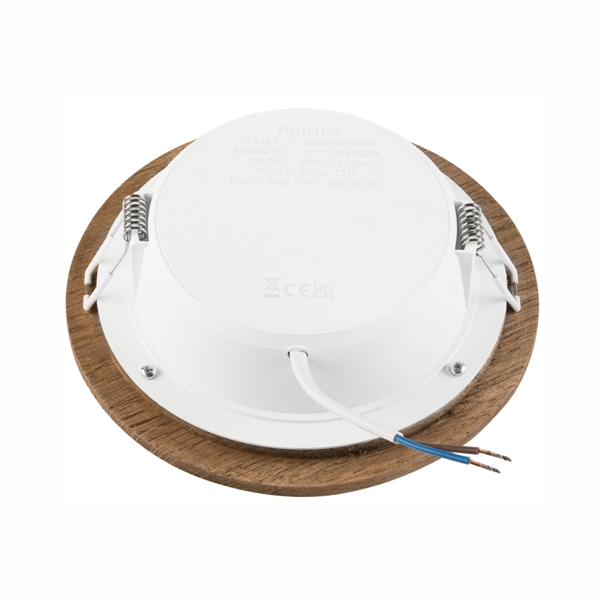 Lámpara empotrada LED WOODY SPOT LED/12,5W/230V 3000K nogal Ø 16 cm