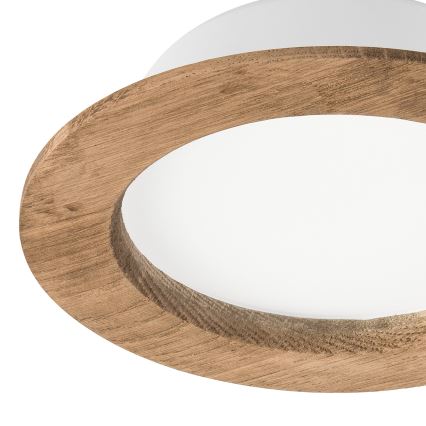 Lámpara empotrada LED WOODY SPOT LED/12,5W/230V 3000K nogal Ø 16 cm