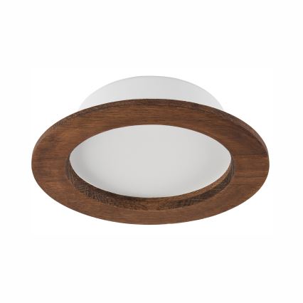 Lámpara empotrada LED WOODY SPOT LED/12,5W/230V 4000K cereza Ø 16 cm