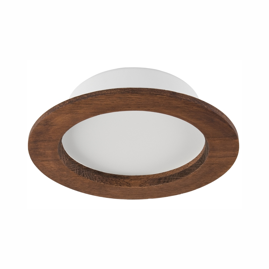 Lámpara empotrada LED WOODY SPOT LED/12,5W/230V 4000K cereza Ø 16 cm