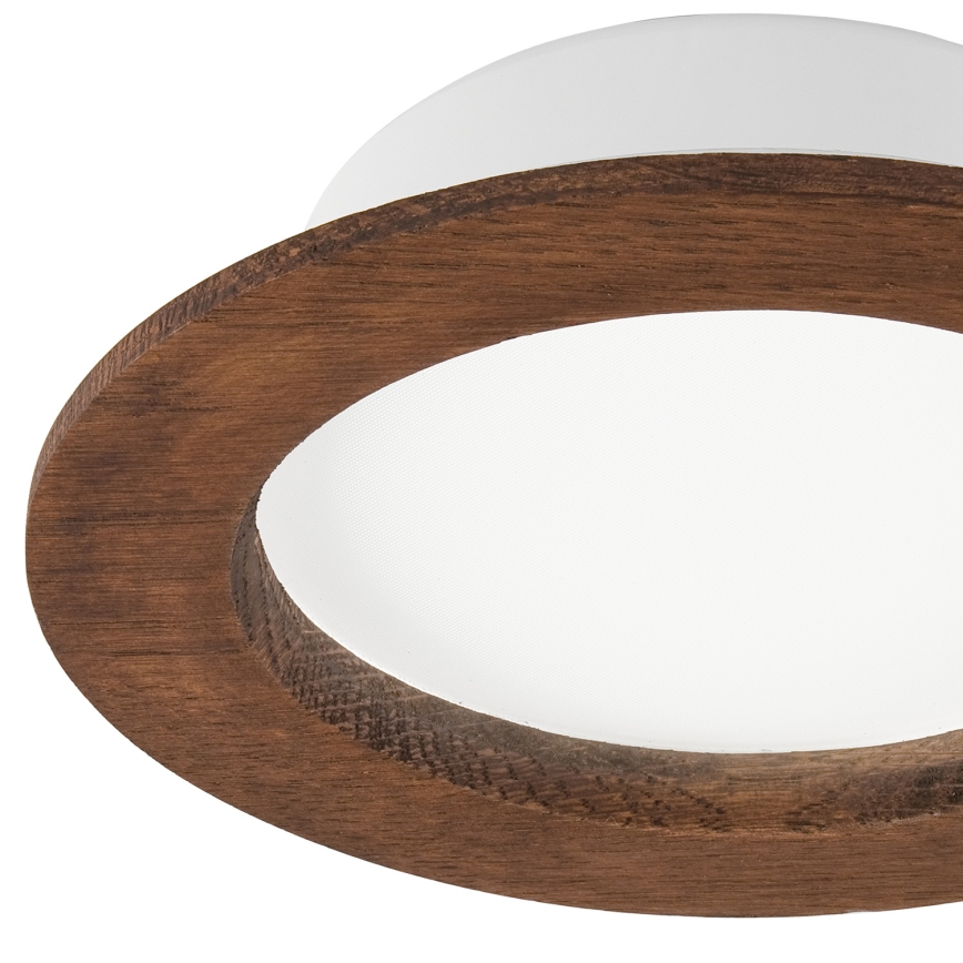 Lámpara empotrada LED WOODY SPOT LED/12,5W/230V 4000K cereza Ø 16 cm