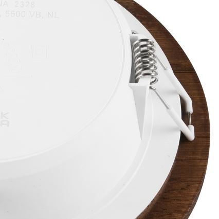 Lámpara empotrada LED WOODY SPOT LED/12,5W/230V 4000K cereza Ø 16 cm