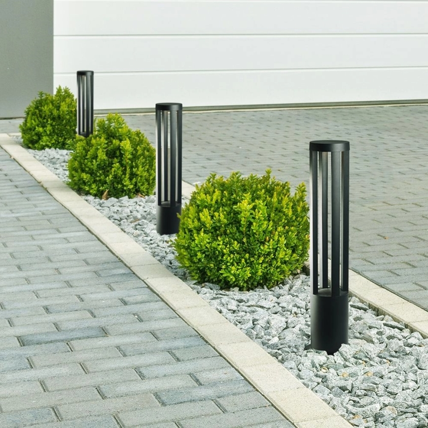 Lámpara LED exterior LED/10W/230V 3000K IP65 80 cm negra