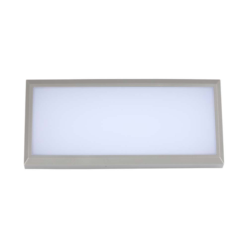Lámpara de pared LED exterior LED/12W/230V 3000K IP65 gris