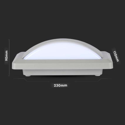 Lámpara de pared LED para exterior LED/12W/230V 3000K IP65