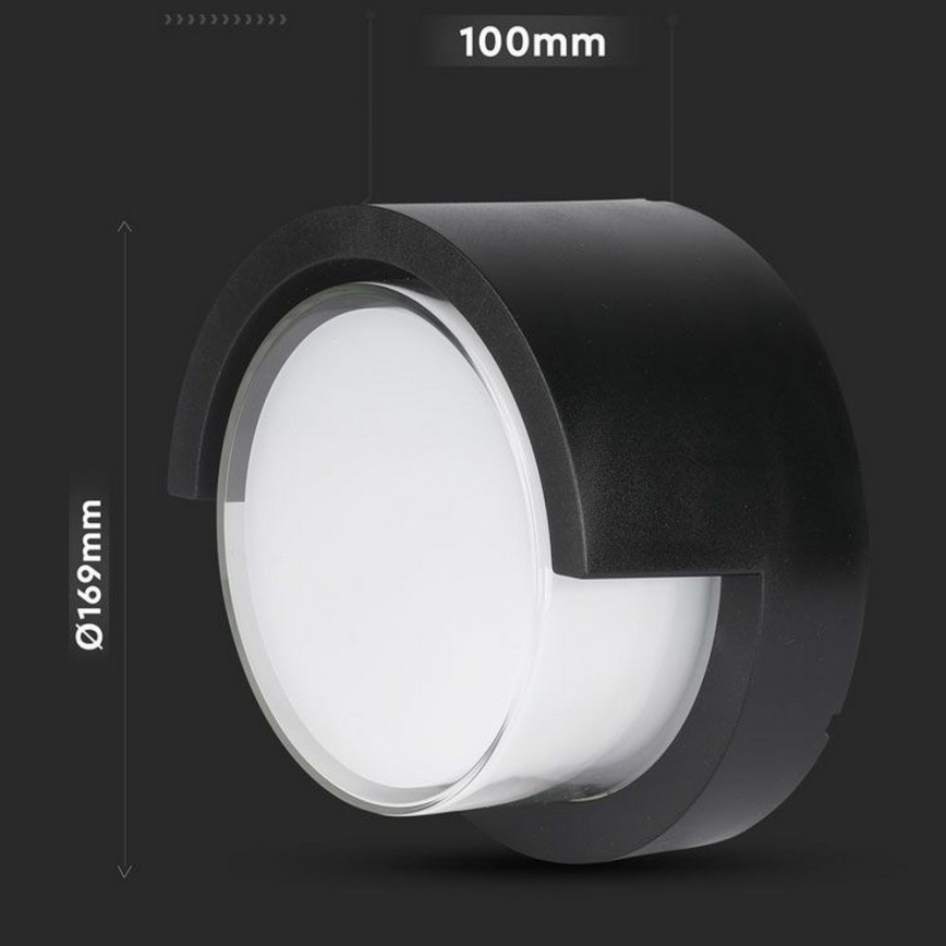 Lámpara de pared LED para exterior LED/12W/230V 4000K IP65