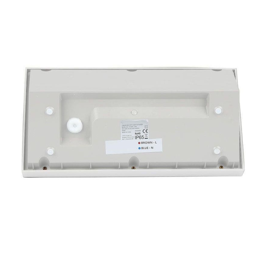 Lámpara de pared LED para exterior LED/20W/230V 6400K IP65 blanca
