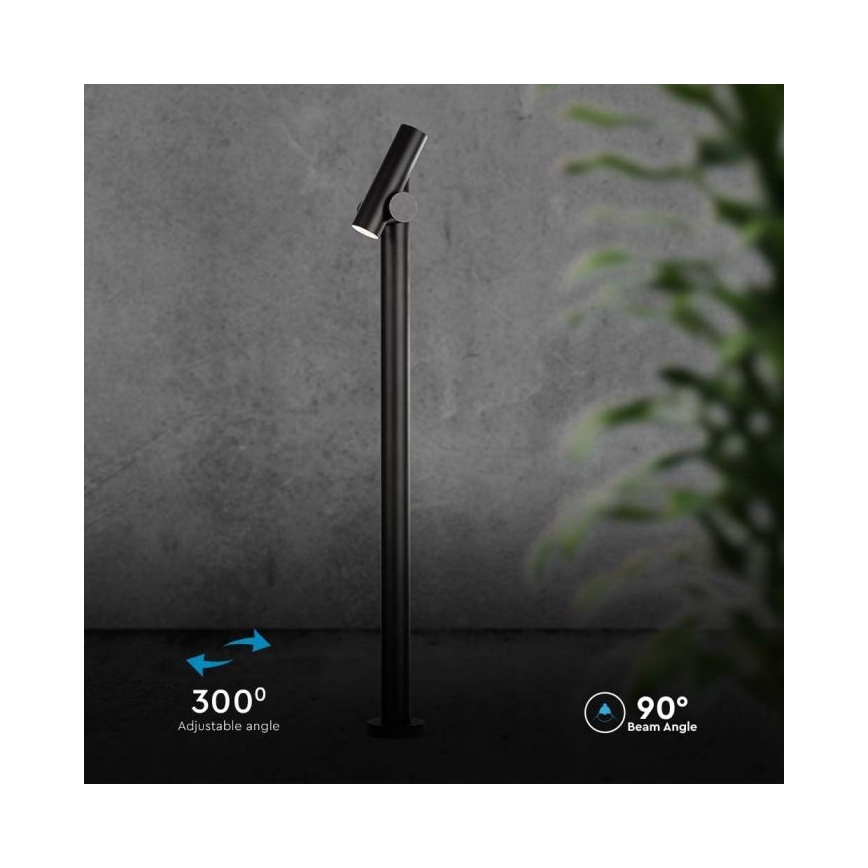Lámpara LED flexible de exterior LED/4W/230V 3000K IP44 100 cm negro