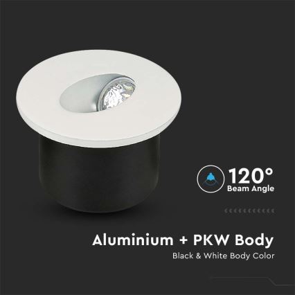 Lámpara LED para escaleras LED/3W/230V 4000K blanco