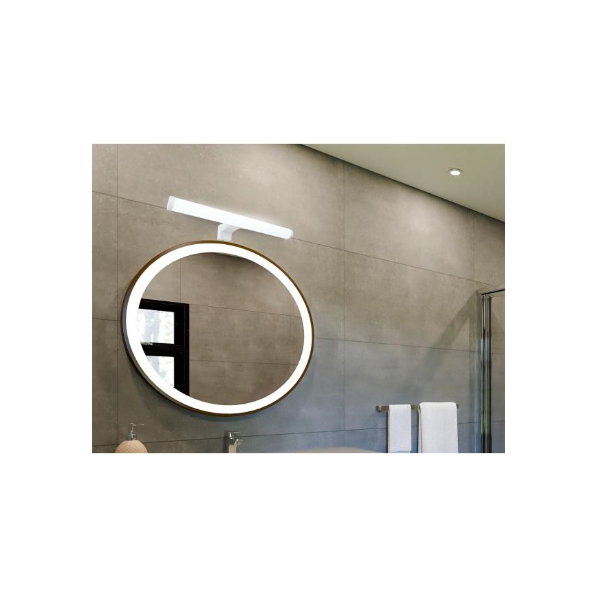 Lámpara LED para espejo de baño LED/8W/230V 30 cm IP44 blanca