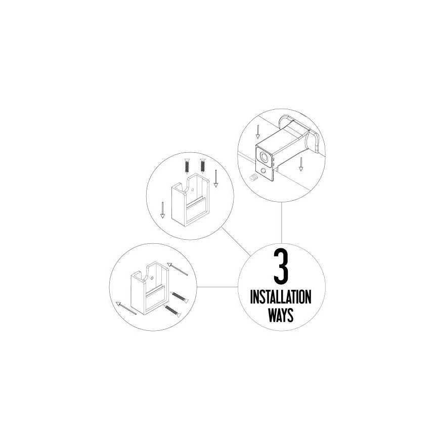 Lámpara LED para espejo de baño LED/8W/230V 30 cm IP44 blanca