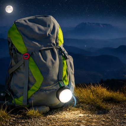Lámpara LED recargable portátil LUMINA POCKET LED/5V 500 mAh negra