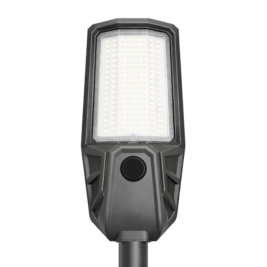 Farola LED regulable con sensor y panel solar KOBRA LED/400W/3,2V 24000 mAh IP65 antracita + mando a distancia