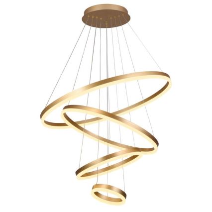 Lámpara colgante LED regulable con cable LED/165W/230V 3000-6500K Ø 80 cm + mando a distancia
