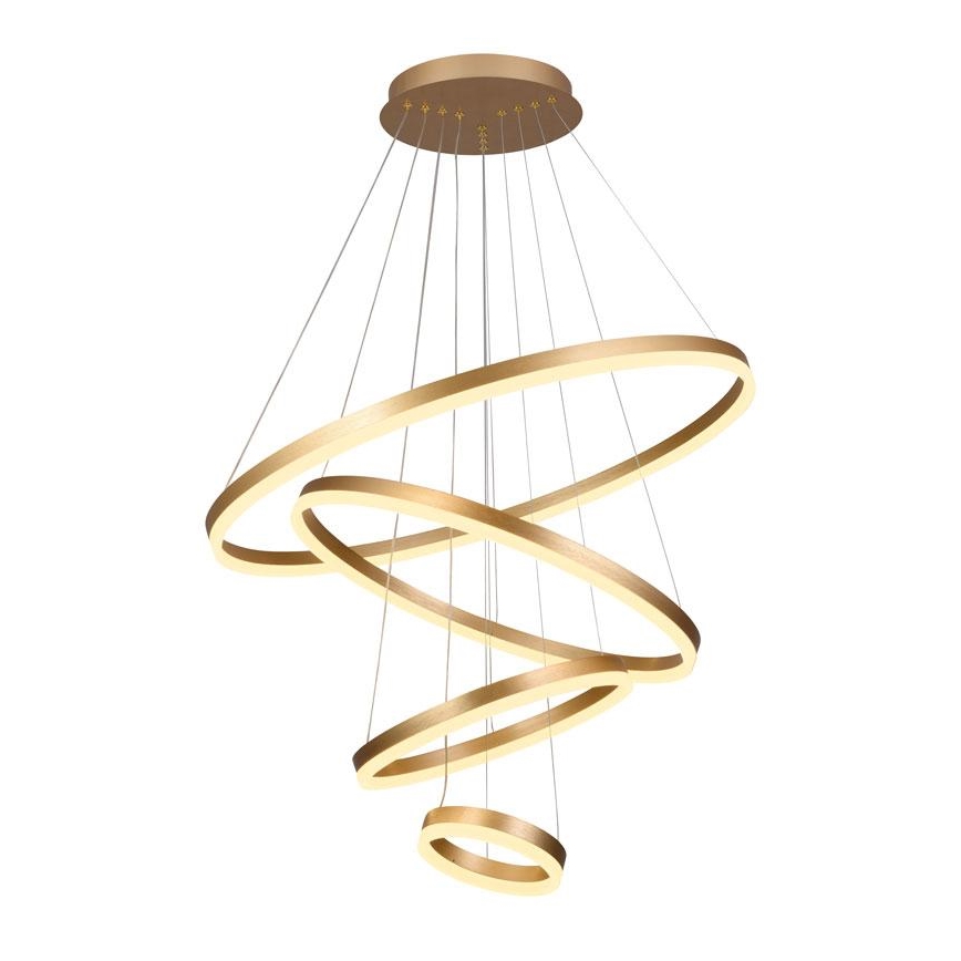 Lámpara colgante LED regulable con cable LED/165W/230V 3000-6500K Ø 80 cm + mando a distancia
