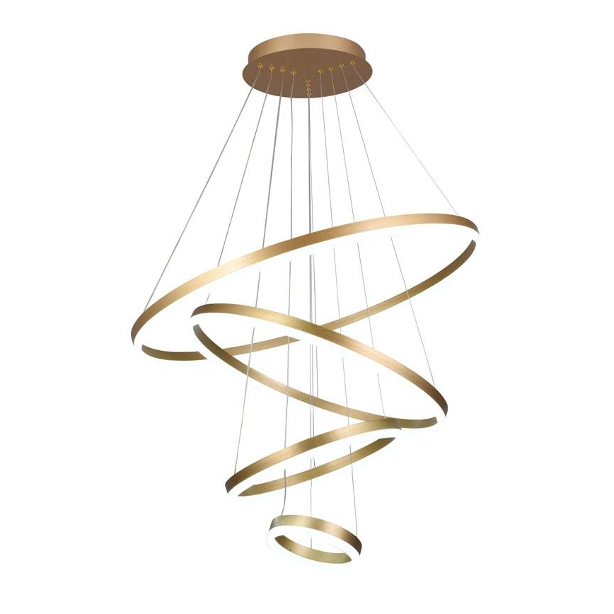 Lámpara colgante LED regulable con cable LED/165W/230V 3000-6500K Ø 80 cm + mando a distancia