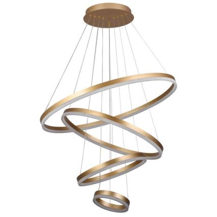 Lámpara colgante LED regulable con cable LED/165W/230V 3000-6500K Ø 80 cm + mando a distancia
