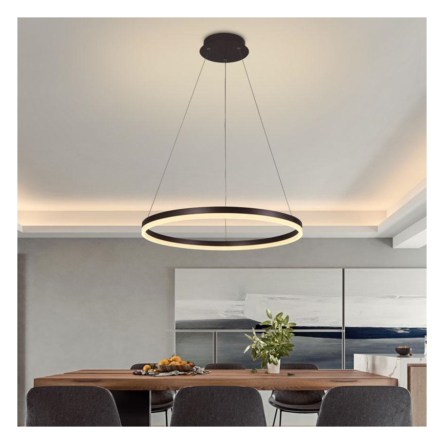 Lámpara colgante LED regulable con cable LED/42W/230V 3000-6500K Ø 60 cm + mando a distancia