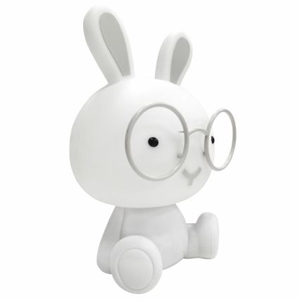 Lámpara LED RGBW regulable de noche para niños LED/2,5W/230V conejo blanco