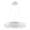 Lámpara LED suspendida en cable FROZI LED/32W/230V, diámetro 50 cm, color blanco
