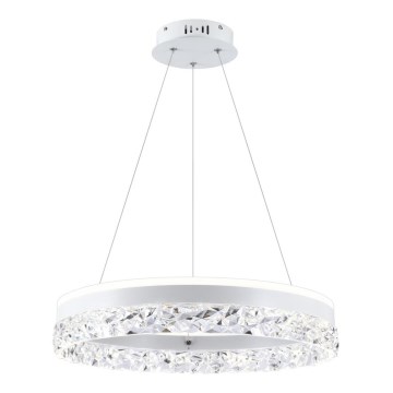 Lámpara LED suspendida en cable FROZI LED/32W/230V, diámetro 50 cm, color blanco