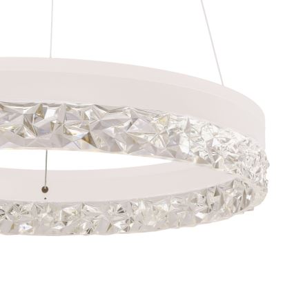 Lámpara LED suspendida en cable FROZI LED/32W/230V, diámetro 50 cm, color blanco