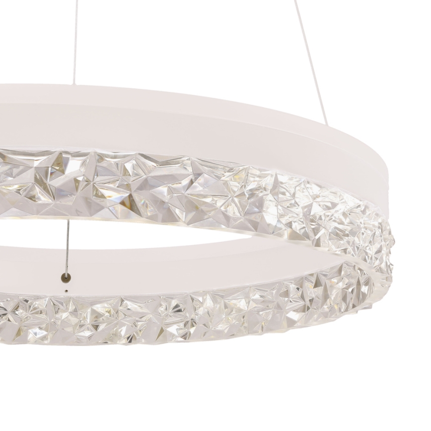 Lámpara LED suspendida en cable FROZI LED/32W/230V, diámetro 50 cm, color blanco
