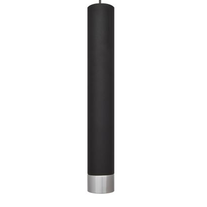 Lámpara LED colgante TUBA 3xGU10/4,8W/230V negro/cromo brillante