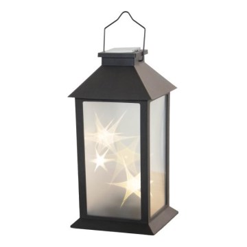 Lámpara solar colgante LED CANDELIO STAR LED/1xAA 2700K IP44 200 mAh
