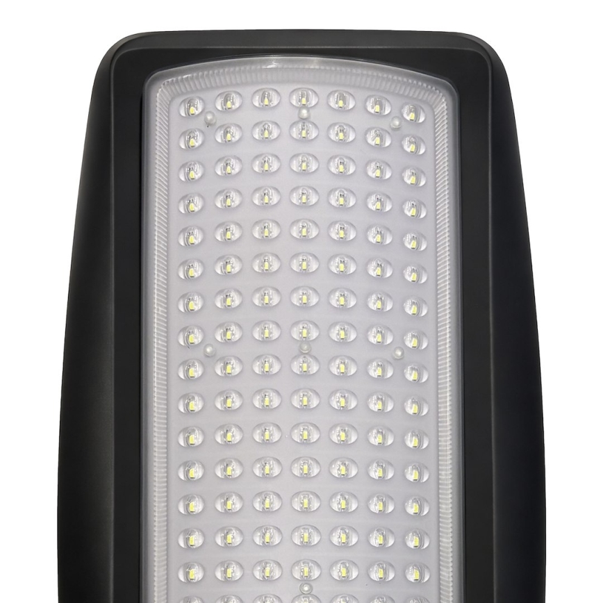 Lámpara solar de calle LED regulable con sensor VENICE LED/100W/3,2V 6000 mAh IP65 negra + mando a distancia
