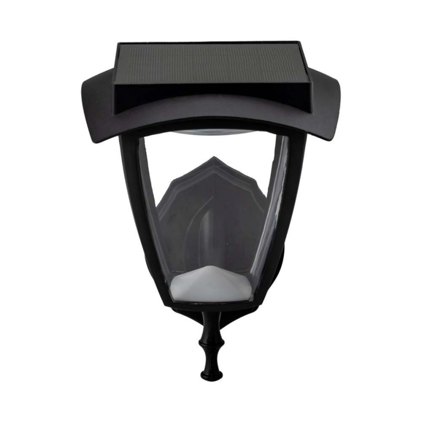 Lámpara solar de pared LED/2W/3,7V 3000/6000K IP65 2200 mAh negra