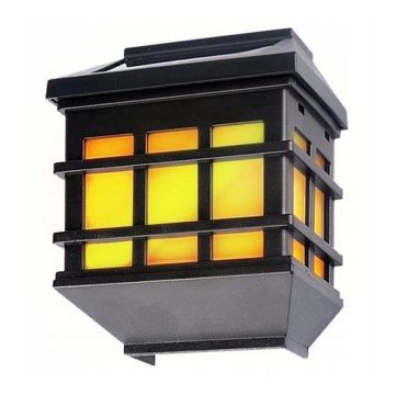 Lámpara solar de pared LED con sensor crepuscular LED/1,2V 600 mAh IP44