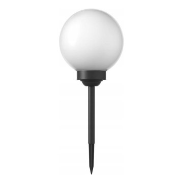 Lámpara solar LED 1,2 V, 6500 K, 200 mAh, diámetro 15 cm, IP44, blanca/negra