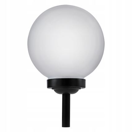 Lámpara solar LED 1,2 V 6500 K 200 mAh Ø 25 cm IP44 blanco/negro