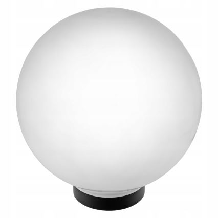 Lámpara solar LED 1,2 V, 6500 K (luz blanca fría), 200 mAh, diámetro 30 cm, IP44, blanco/negro