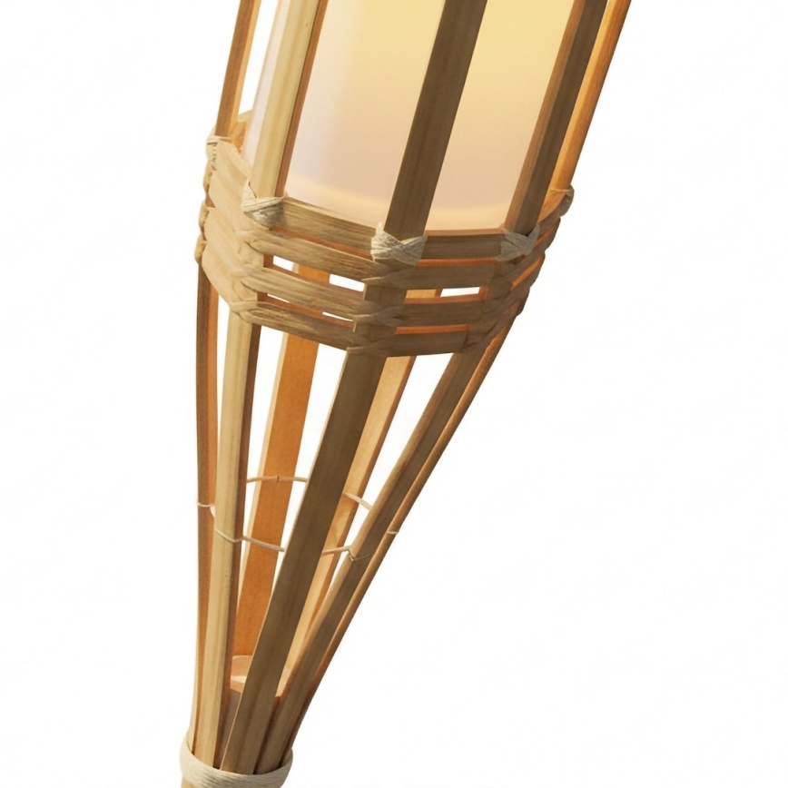Lámpara solar LED BAMBOO LED/1,2V 150 mAh 1800K 56 cm IP44 beige