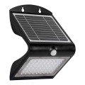 Lámpara solar LED con sensor de movimiento y crepúsculo LED/3,2W/2000 mAh 3,7V IP65