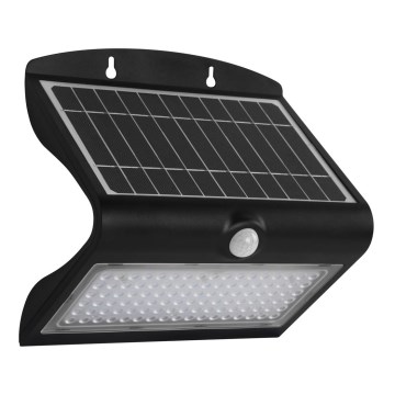 Lámpara solar LED con sensor de movimiento y crepúsculo LED/6,8W/4000 mAh 3,7V IP65