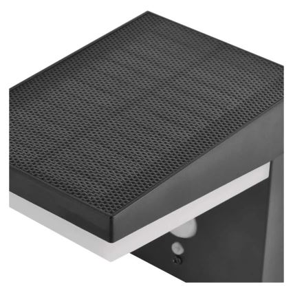 Lámpara de pared solar LED con sensor LED/4,4W/3,7V 2200 mAh IP44