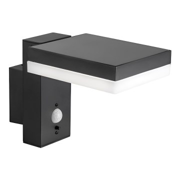 Lámpara solar LED de pared para exterior con sensor LED/5,5W/3,7V 3000K IP54 2200 mAh