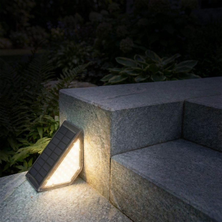 Lámpara solar LED ELI LED/4,5W/3,7V 500 mAh IP44 negra