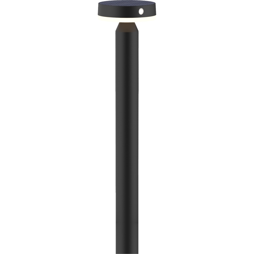 Lámpara solar LED con sensor GWINEA LED/4,5W/3,7V 2000 mAh 50 cm IP44 negra