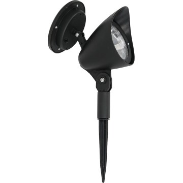 Lámpara solar LED JOKER LED/1,2V 100 mAh 4000K 31,5 cm IP44 negra