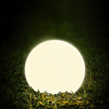 Lámpara solar LED KULA LED/3,7V 3000/4000/6500K Ø 50 cm 2000 mAh IP65 blanca