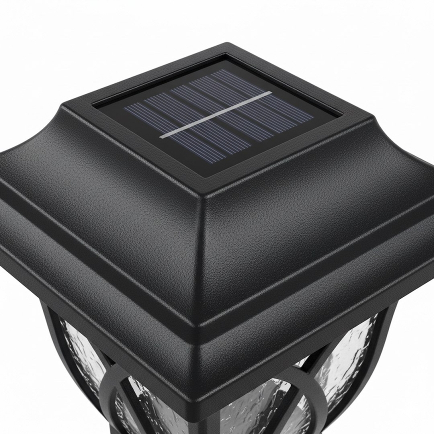 Lámpara solar LED LAWN LED/1,2V 100 mAh 3000K 44 cm IP44 negra