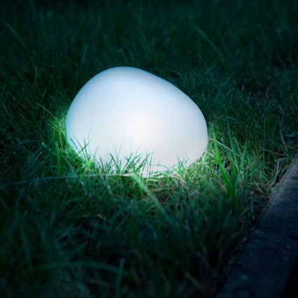 Lámpara solar LED LED/1,2V 300 mAh IP44 en forma de guijarro