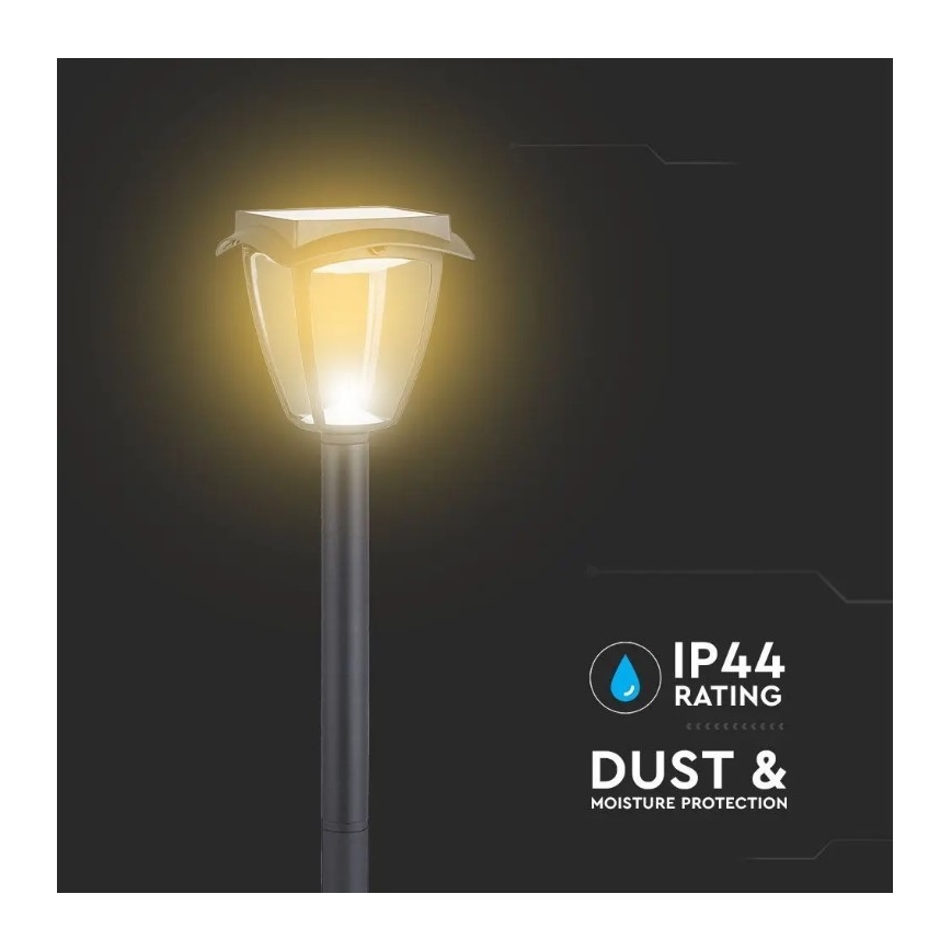 Lámpara solar LED LED/2W/230V 93 cm 3000/6000K IP65 2200 mAh