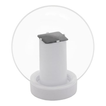 Lámpara solar LED LED/900mAh IP68 blanco
