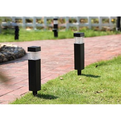 Lámpara solar LED MARTIN LED/1,2V 150 mAh IP44 negra