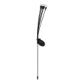 Lámpara solar LED MULTI LED/0,06W/1,2V 150 mAh IP44 negro